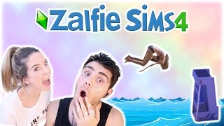 Swimming Date Fail  Zalfie Sims Edition 25 [upl. by Ikkiv171]