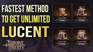 Throne and Liberty How to Get Unlimited Lucent Quickly for Free [upl. by Ydneh]