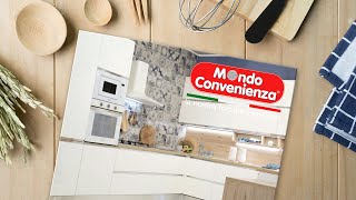 Cucina moderna ad angolo SELLY  MONDO CONVENIENZA [upl. by Enialed]