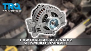 How to Replace Alternator 20052010 Chrysler 300 [upl. by Eatnuahc]