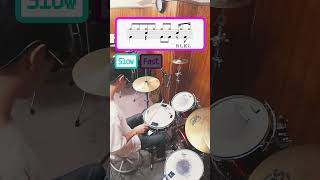 Hi Hat Trick  Linear drumsandlessons drumming drums [upl. by Ahsinom]