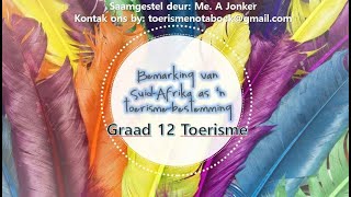 GR 12 TOERISME BEMARKING [upl. by Adis]