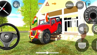 Dollar song modified Mahindra Thar 😈 Indian Cars Simulator 3D [upl. by Refinnaj]