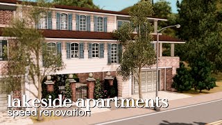 renovating an apartment in my new favourite sims 3 custom world・speed build  cc links [upl. by Winstonn345]