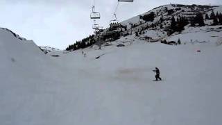 Worlds Smallest Misty Flip  Andy Webb Snowboarding [upl. by Nauqes347]