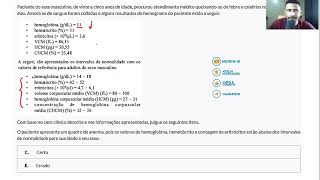 Interpretação do Hemograma  Caso Clínico  Anemia I [upl. by Noirod]