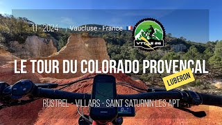 VTT  AE 26 Le Tour du Colorado Provençal [upl. by Ecirum]