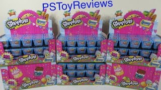 Huge Shopkins Palooza Blind Basket Case Opening Unboxing Round 1 of 6 [upl. by Allebasi951]