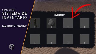 Como CRIAR um INVENTÁRIO na UNITY ENGINE 1 [upl. by Seaddon]