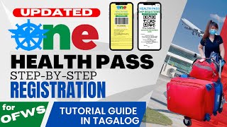 One Health Pass Registration  Easy Guide Tutorial for OFWs  OHP Barcode amp QR code [upl. by Enitselec]