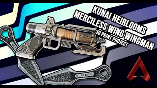 3D print project  Apex Merciless Wing Wingman amp Kunai Heirlooms [upl. by Pazit775]