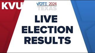 Live Election Results Tracking election results in Texas [upl. by Oinigih]