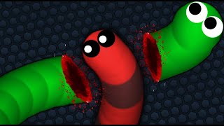 Slitherio 1 Hacker Troll Snake vs Giant Snakes Epic Slitherio Gameplay [upl. by Yornoc]