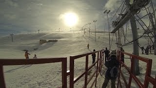 Skiing at Popova Sapka Macedonia [upl. by Kathrine]