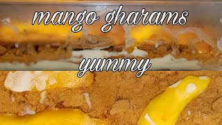 how to make mango graham [upl. by Airtemed480]