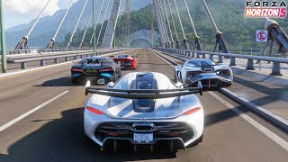 Forza Horizon 5  Koenigsegg Jesko  Goliath Race Gameplay [upl. by Nyssa]