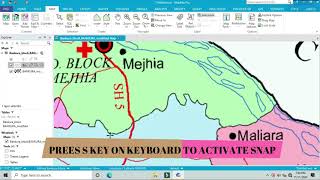 Mapinfo pro tutorial on digitization [upl. by Annairol]