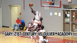 Gary 21st Century vs Culver Academy [upl. by Cammie542]