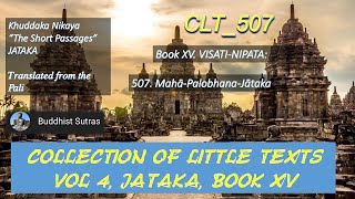 CLT507From brahmas heave JATAKA Khuddaka Nikaya “Short Passages WHD Rouse Jun 2024 [upl. by Einomrah856]