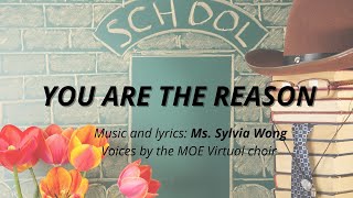 Tribute Song for TeachersYOU ARE THE REASON with lyrics [upl. by Rinaldo]