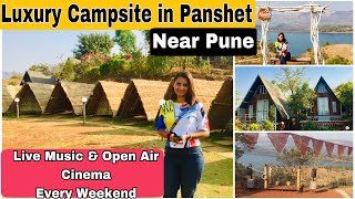 The Aryavat Escape in Panshet Pune  Best Camping near Pune  Panshet Dam  Findingindia [upl. by Moise49]