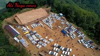 Drone capture Noahs Ark At Monyakshu villageKonyak Youth Convention hall [upl. by Neirda880]