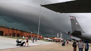 Air Show and Storms May 13 2023 [upl. by Lerim]