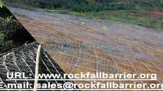 Rockfall barrier application and types [upl. by Placia339]