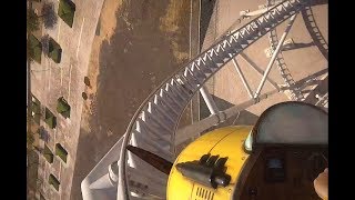 Flying Aces Front Seat HD POV  Ferrari World Abu Dhabi [upl. by Riedel]