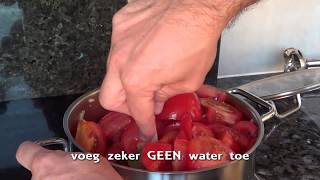 Tomatensoep met balletjes hoe maken Eenvoudig recept [upl. by Lissi]