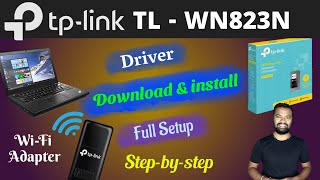 Tp Link Wn823n wifi Adaptor  300Mbps installation  tp link Wn823n ko install kaise kare pc me 🔥🔥 [upl. by Inaja678]