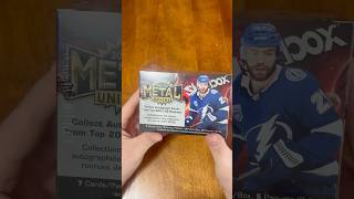 2122 Metal Blaster Part 1 nhl hockey puck rip pack fyp fun pull hit metal hockeycards [upl. by Lelia]