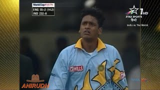 Graham Thorpe vs Mohanty Awesome Contest at Edgbaston WC 1999 [upl. by Hgielrebmik]