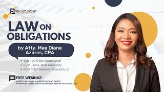 Law on Obligations by Atty Mae Diane Azores CPA [upl. by Alvis]