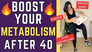 How To INCREASE METABOLISM After 40  SLOW METABOLISM SIGNS [upl. by Solim]