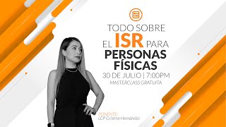 MASTERCLASS Impuestos sobre la renta para personas físicas [upl. by Siobhan]