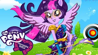 Equestria Girls Twilight Archery Style Dress Up Game [upl. by Molini]