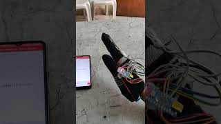 Smart Gloves Using Arduino Nano with Bluetooth speakerarduino scinceproject inspireawardproject [upl. by Chalmers]