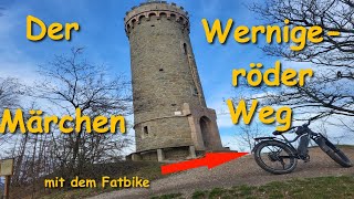 Der Wernigeröder Märchenweg im Februar 2024 mit dem fatbike [upl. by Baxie]