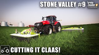 Cutting Grass For Hay amp Silage Bales  Stone Valley 9 Farming Simulator 19 Timelapse [upl. by Ardnohsal]