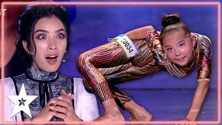 SHOCK Youngest Contortionist Without Bones Surprises Judges  Kids Got Talent [upl. by Ybrek]