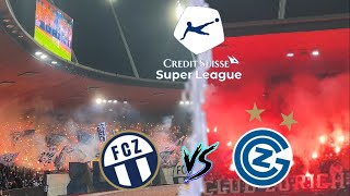 FCZ🦁 vs GC🦗  Stadionvlog  SÜDKURVE PYRO SHOW🤩😮 283 Zürcher DERBY🤯  VLOG 25 [upl. by Dusen]