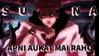 4K Ryomen Sukuna hindi dub AMVEDIT [upl. by Carolynn]