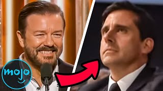 Top 10 Celeb Reactions To Ricky Gervais Roasts [upl. by Miun56]