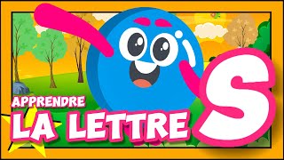 Apprendre la Lettre S facilement🐵⭐ Vidéo éducative pour les toutpetits [upl. by Lauro734]