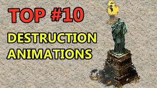 Destroying Best Monuments  Red Alert 2 [upl. by Nnylasor]