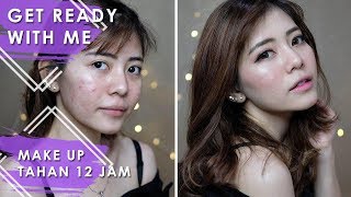 GET READY WITH ME  UJI KETAHANAN MAKEUP SAMPAI 12 JAM [upl. by Kwok]