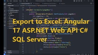 Angular 17 Download files ASPNET Core Web API C and SQL Server  Example 35 [upl. by Dorr515]