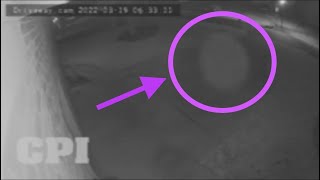 Orb Captured on Camera Outside North Carolina Home  Possible Paranormal Activity [upl. by Zach]