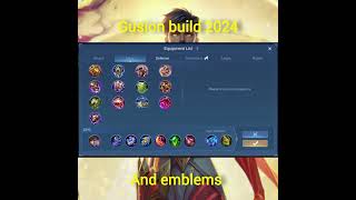 best gusion build and emblem set 2024 gusion mlbb emblems builds [upl. by Follansbee]